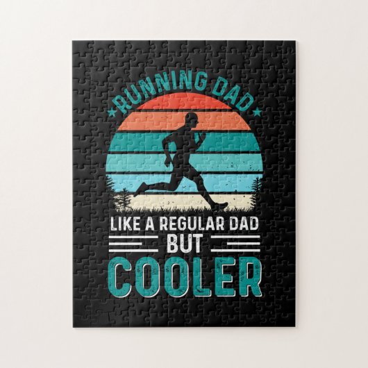 Papa runnen legpuzzel (Verticaal)