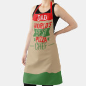 Papa - 's Werelds Beste Pizza Chef - driekleur in Schort (Insitu)