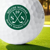Papa 's Werelds Grootste Vader' groen Golfballen
