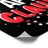 Papa Santa Claus Christmas Matching Costume Poster (Hoek)