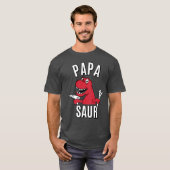 PAPA SAUR SMILE DINOSAUR VANDAAG T-SHIRT (Voorkant volledig)