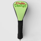 Papa Saurus Dinosaur Lettering Golfheadcover (Voorkant)