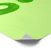 Papa Saurus Dinosaur Lettering Poster (Hoek)