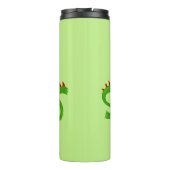 Papa Saurus Dinosaur Lettering Thermosbeker (Achterkant)