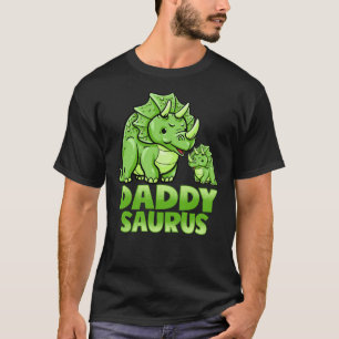 Papa Saurus Funny Daddysaurus Dinosaur Graphic T-shirt