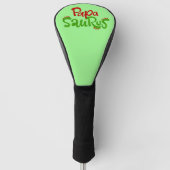 Papa Saurus Graphic Golfheadcover (Voorkant)
