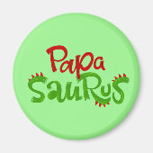 Papa Saurus Graphic Magneet (Voorkant)