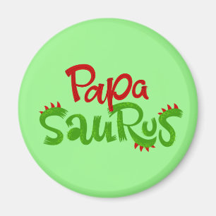 Papa Saurus Graphic Magneet