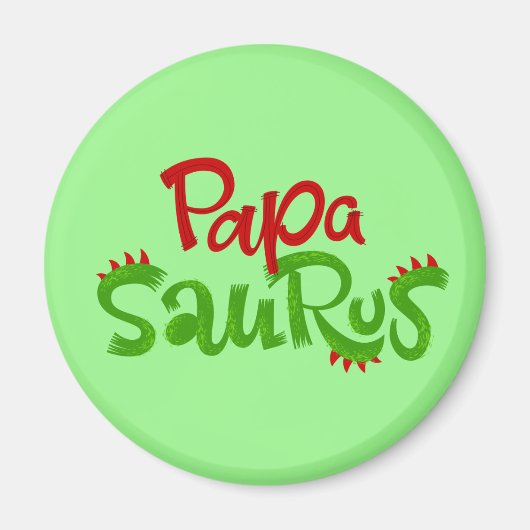 Papa Saurus Graphic Magneet (Voorkant)