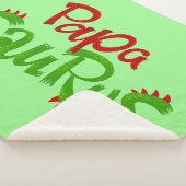 Papa Saurus Graphic Sherpa Deken (3/4)
