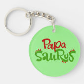 Papa Saurus Graphic Sleutelhanger (Voorkant)