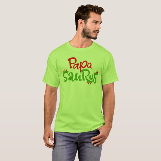 Papa Saurus Graphic T-shirt (Voorkant volledig)