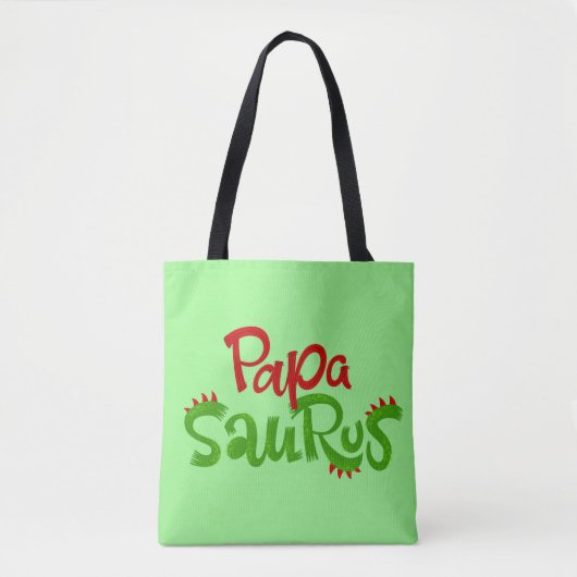 Papa Saurus Graphic Tote Bag (Voorkant)