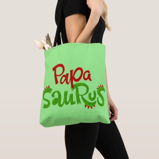 Papa Saurus Graphic Tote Bag (Dichtbij)