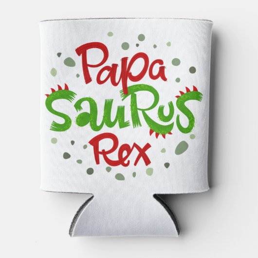 Papa Saurus Rex Blikjeskoeler (Voorkant)