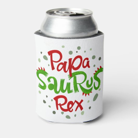 Papa Saurus Rex Blikjeskoeler (Blikje Achterkant)