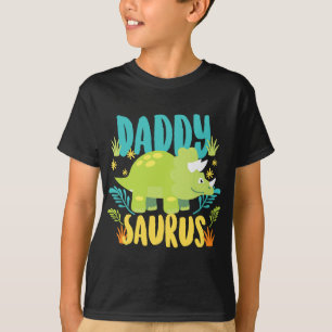 Papa Saurus Rex Dinosaur Dino voor vader T-shirt