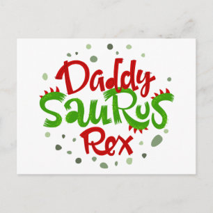 Papa Saurus Rex Illustratie Briefkaart