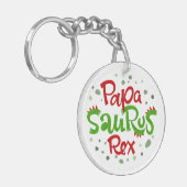 Papa Saurus Rex Sleutelhanger (Voorkant Links)