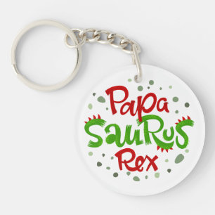 Papa Saurus Rex Sleutelhanger