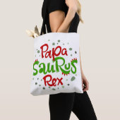 Papa Saurus Rex Tote Bag (Dichtbij)