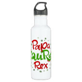 Papa Saurus Rex Waterfles (Voorkant)