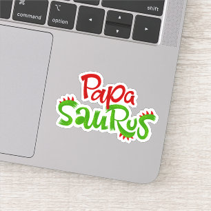 Papa Saurus Sticker