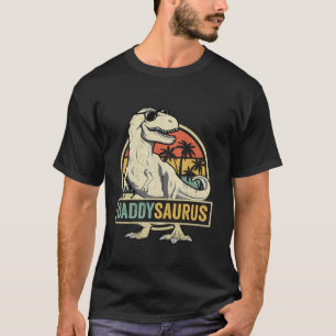Papa saurus T Rex Dinosaur Mannen DadSaurus Family T-shirt