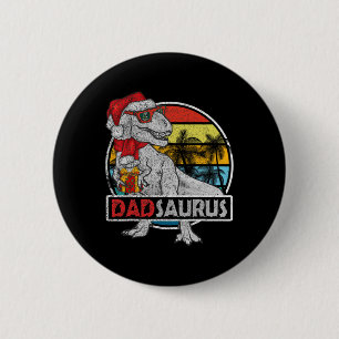 Papa Saurus T Rex Dinosaurus Familie Bijpassende K Ronde Button 5,7 Cm