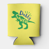 Papa Saurus T-Rex Silhouette Blikjeskoeler (Voorkant)