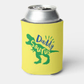 Papa Saurus T-Rex Silhouette Blikjeskoeler (Blikje Achterkant)