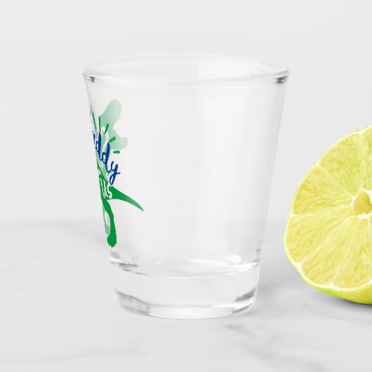 Papa Saurus T-Rex Silhouette Shot Glas (Rechts)