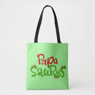 Papa Saurus Tote Bag