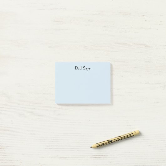 Papa Says Post-it® Notes (Op bureau)