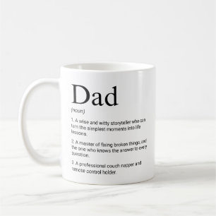 Papa Schattig Aardig Grappig Definitie Koffiemok