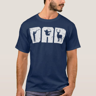 Papa Schiet Boogschieten Herten Jager Boog Jagen J T-shirt