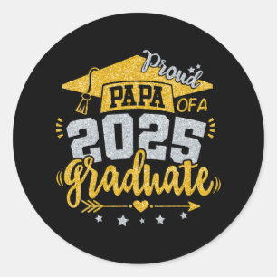 Papa Senior 2025 Trots Papa van een CL van 2025 Gr Ronde Sticker