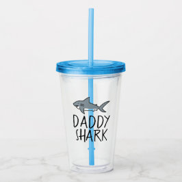 Papa Shark Acryl Drinkbeker