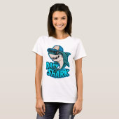 Papa Shark Cool Dad Vibes T-shirt (Voorkant volledig)
