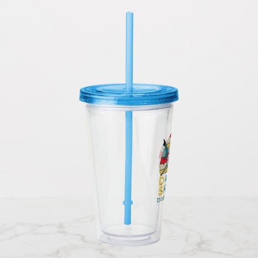  papa Shark "Doo Doo Doo Doo" Acryl Drinkbeker (Rechts)