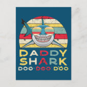 papa Shark "Doo Doo Doo Doo" Briefkaart (Voorkant)