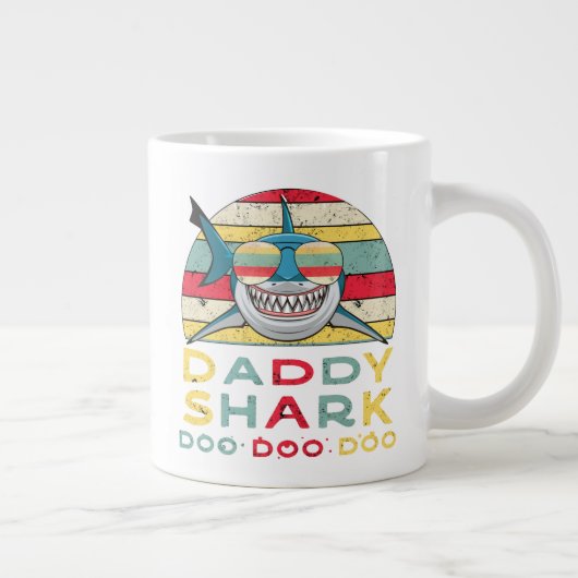 papa Shark "Doo Doo Doo Doo" Grote Koffiekop (Rechts)