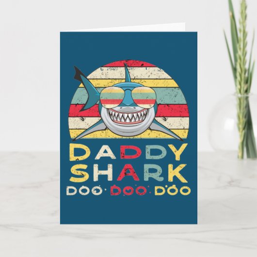 papa Shark "Doo Doo Doo Doo" Kaart (Voorkant)