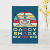 papa Shark "Doo Doo Doo Doo" Kaart (Gele Bloem)
