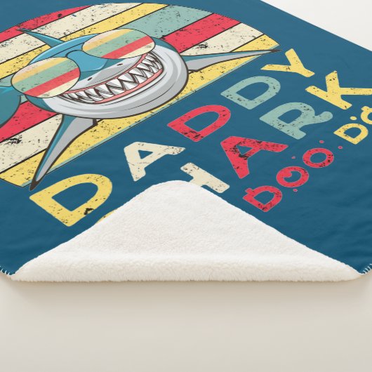  papa Shark "Doo Doo Doo Doo" Sherpa Deken (3/4)