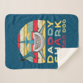 papa Shark "Doo Doo Doo Doo" Sherpa Deken (Voorkant (horizontaal))