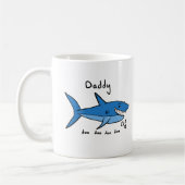 Papa Shark Doo Doo Doo Koffiemok (Links)