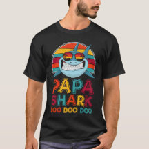 Papa Shark Doo Doo Doo - Vaderdag Gift T-Shirt