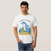 Papa Shark Doo Doo familie T-shirt (Voorkant volledig)
