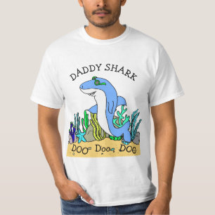 Papa Shark Doo Doo familie T-shirt